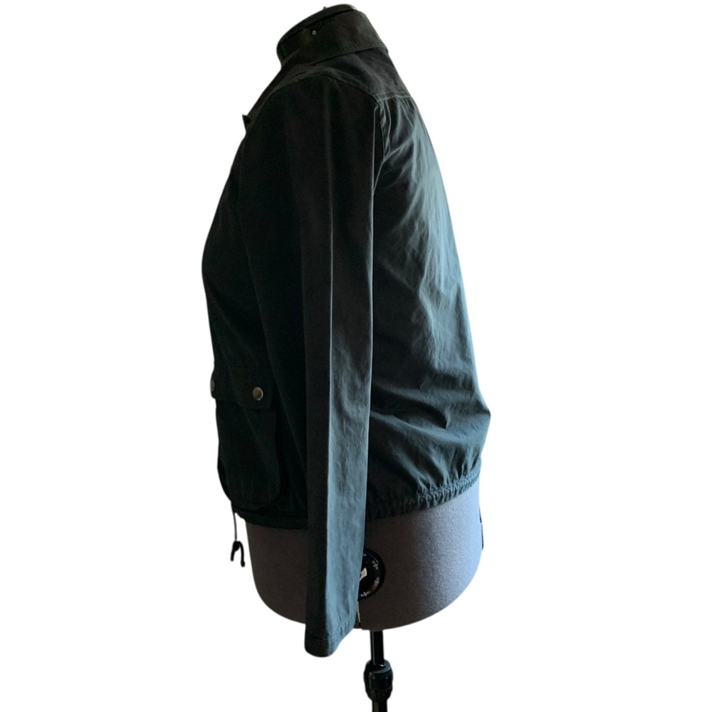 Chico’s Black Windbreaker Jacket with Hood * Large / 12 - Picture 4 of 16